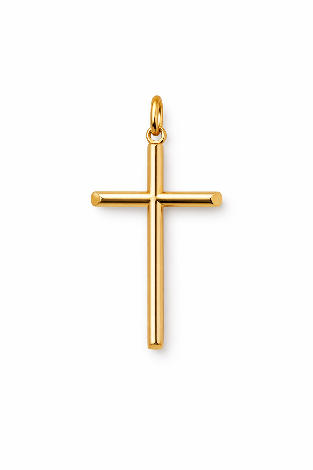 10KT MEDIUM PLAIN CROSS PENDANT Weight 1.8GR