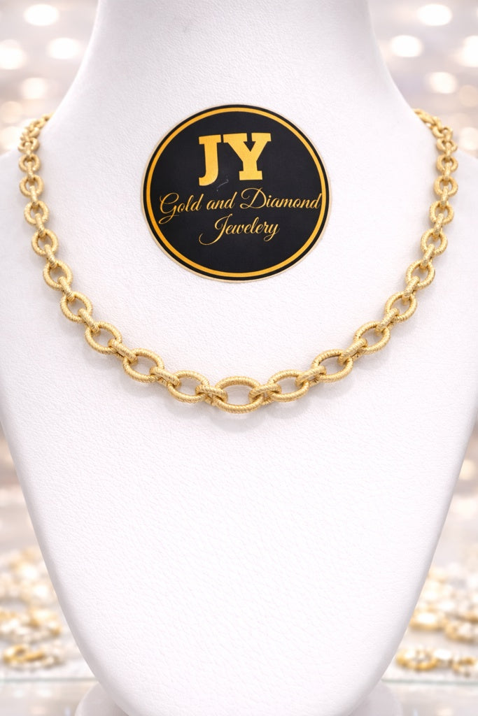 14KT NEVADO DELICATE PAPER CLIP NECKLACE Size 18INCH  Weigth 9.7GR
