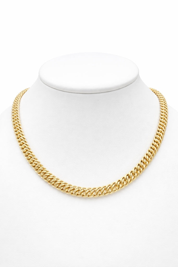 10KT NEW STYLE PRINCESSA NECKLACE Size 18INCH 7.5MM Weigth 21.7GR