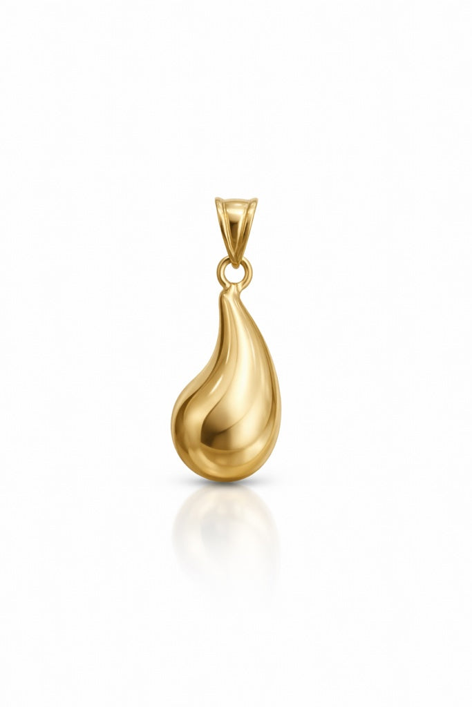 10KT SMALL GOLDEN DROP PENDANT PENDANT  Weight 0.8GR