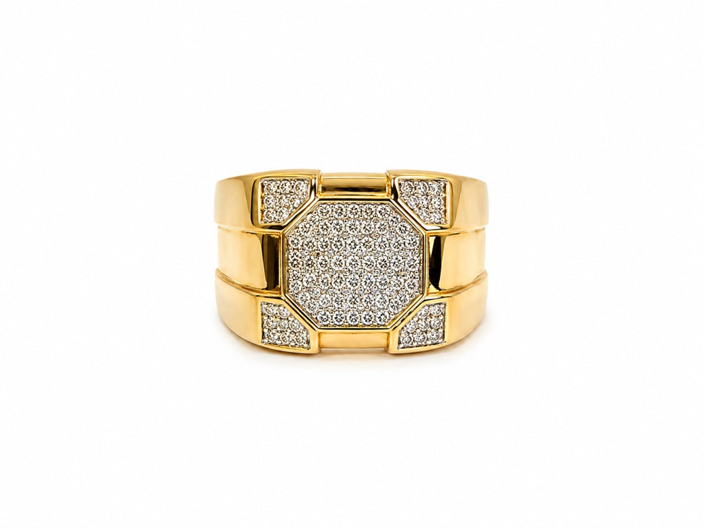 10KT ELEGANT DIAMOND RING Size 10/0.20/0.15CT