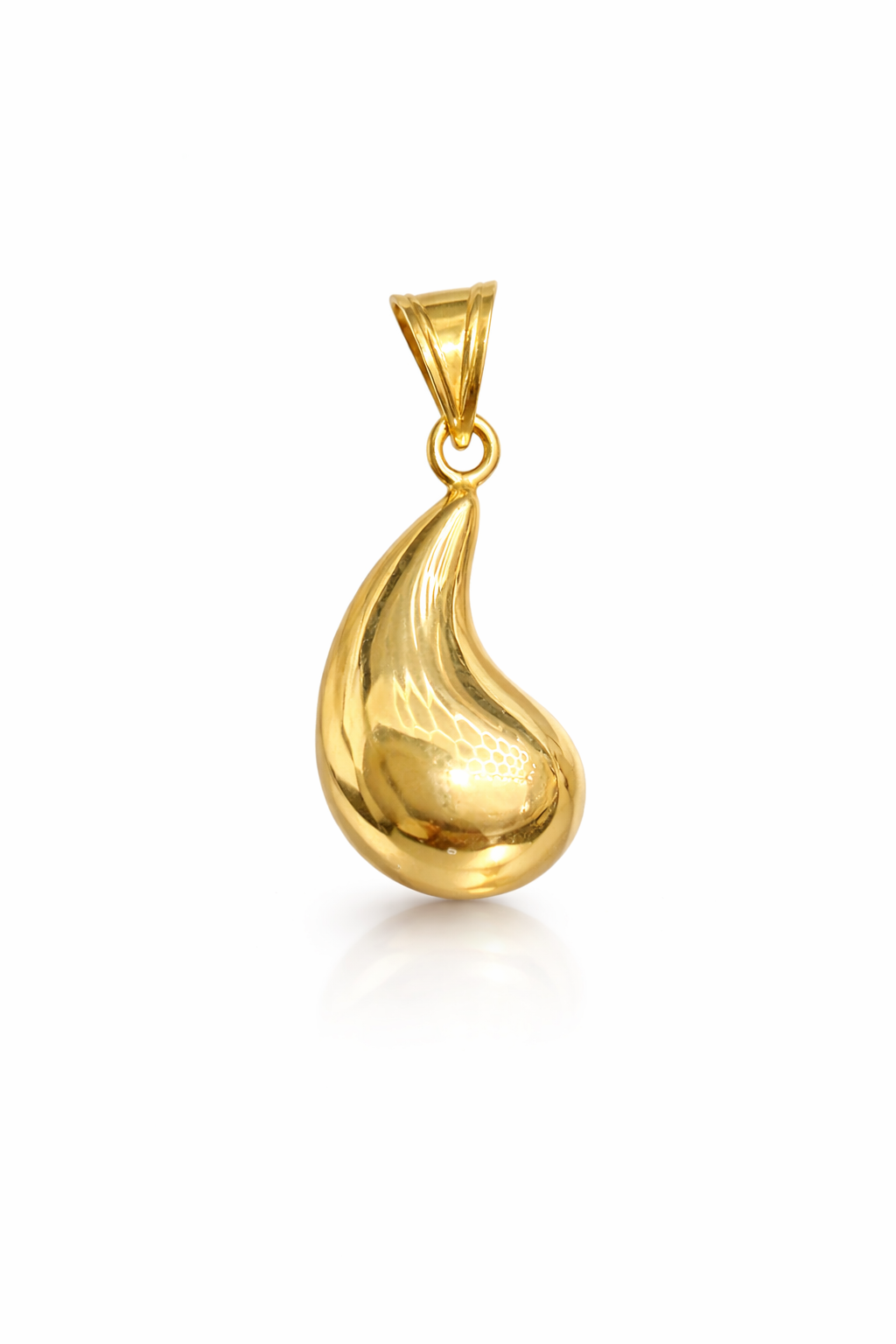 10KT MEDIUM GOLDEN DROP PENDANT Weight 1.3GR