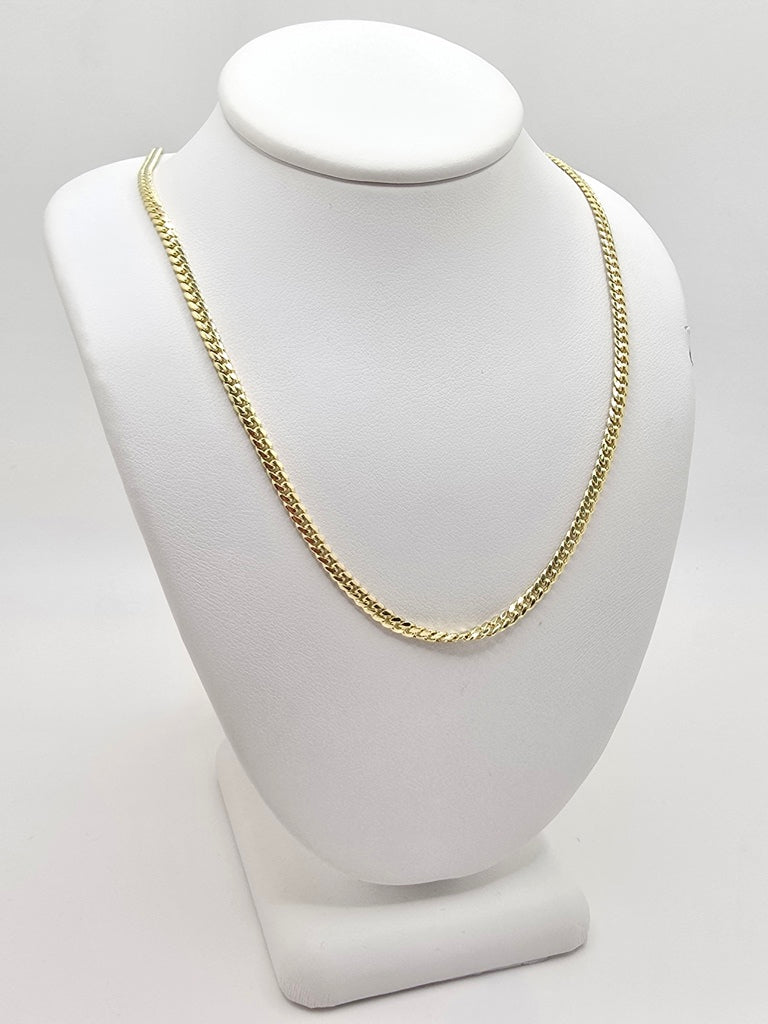 10KT SOLID MIAMI CUBAN CHAIN Size 20INCH 2.5MM Weight 8.4GR
