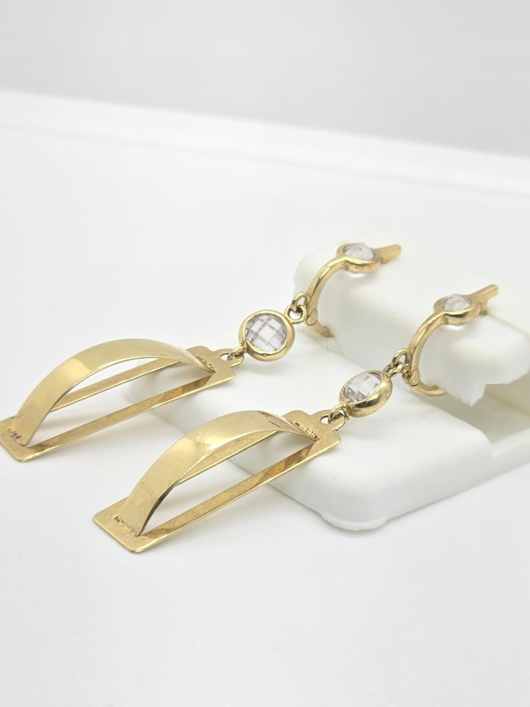 10KT DANGLE EARRINGS