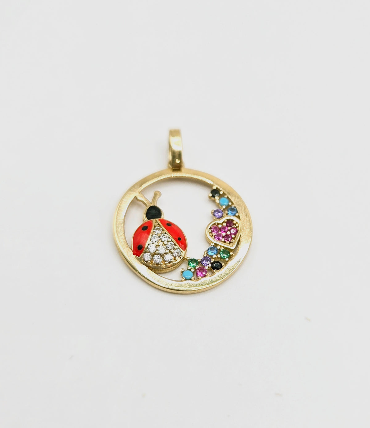10KT  PENDANT Size  Weigth 1.3GR