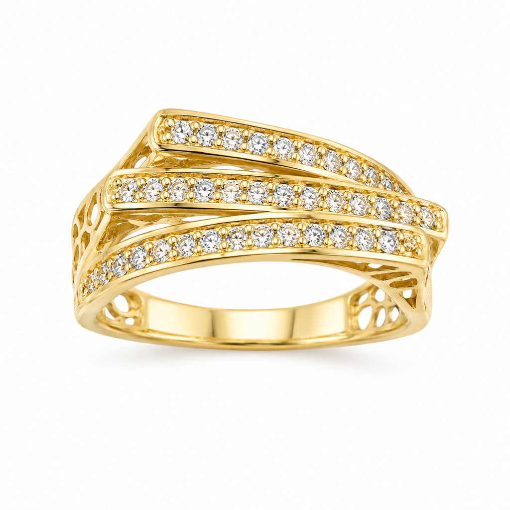 14K MODERN RING Size 6.5