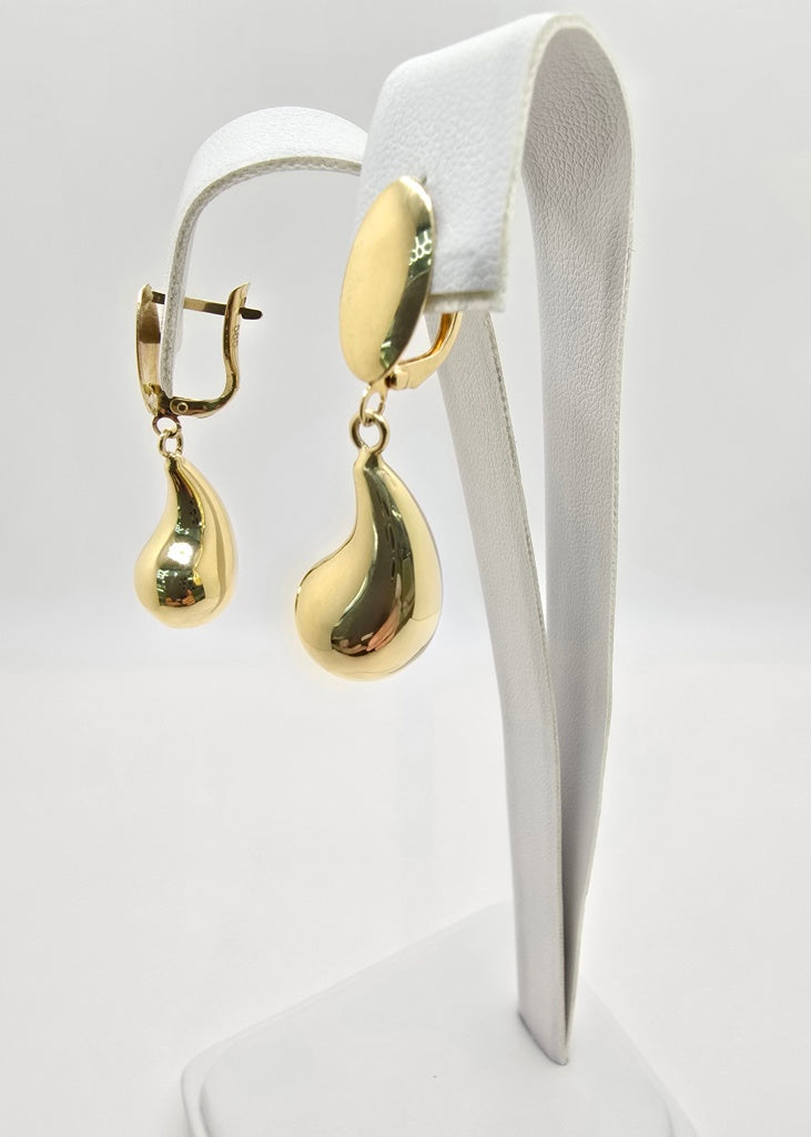 14KT DROP PENDANT EARRINGS Weight 3.8GR