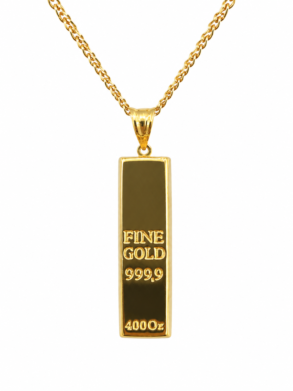 10KT GOLD BAR  PENDANT Size  Weigth 3GR