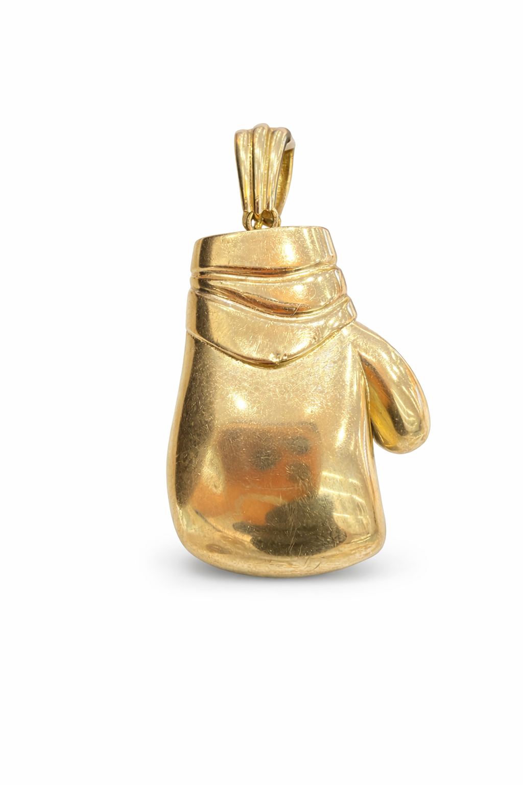10KT YELLOW GOLD BOXING GLOVES PENDANT Size MEDIUM Weigth 5.2GR