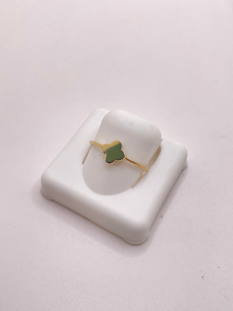 10KT FLOWER RING Size 8 Weigth 0.93GR