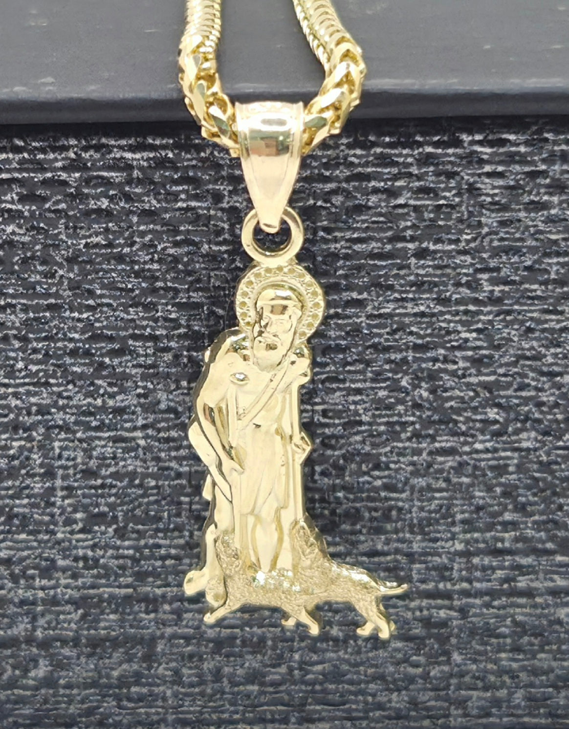 10KT EXTRA SMALL SAN LAZARO PENDANT Weight 1GR