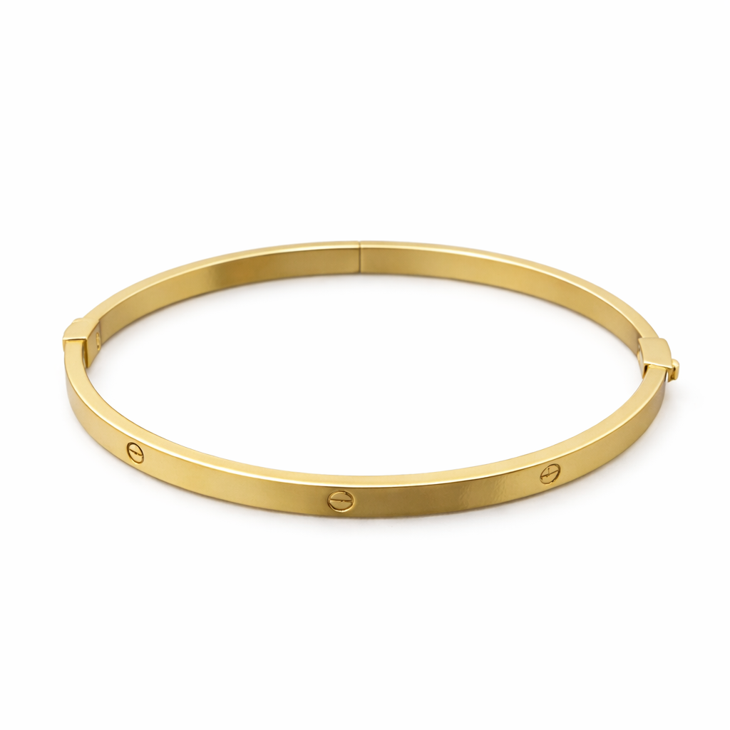 10KT  BRACELET+BANGLE Size 4MM 18'' Weigth 6.7GR