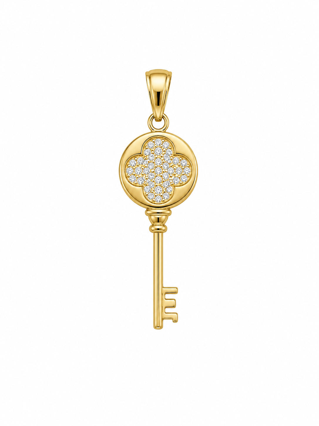 14KT FLOWER PENDANT Size  Weigth 1.4GR