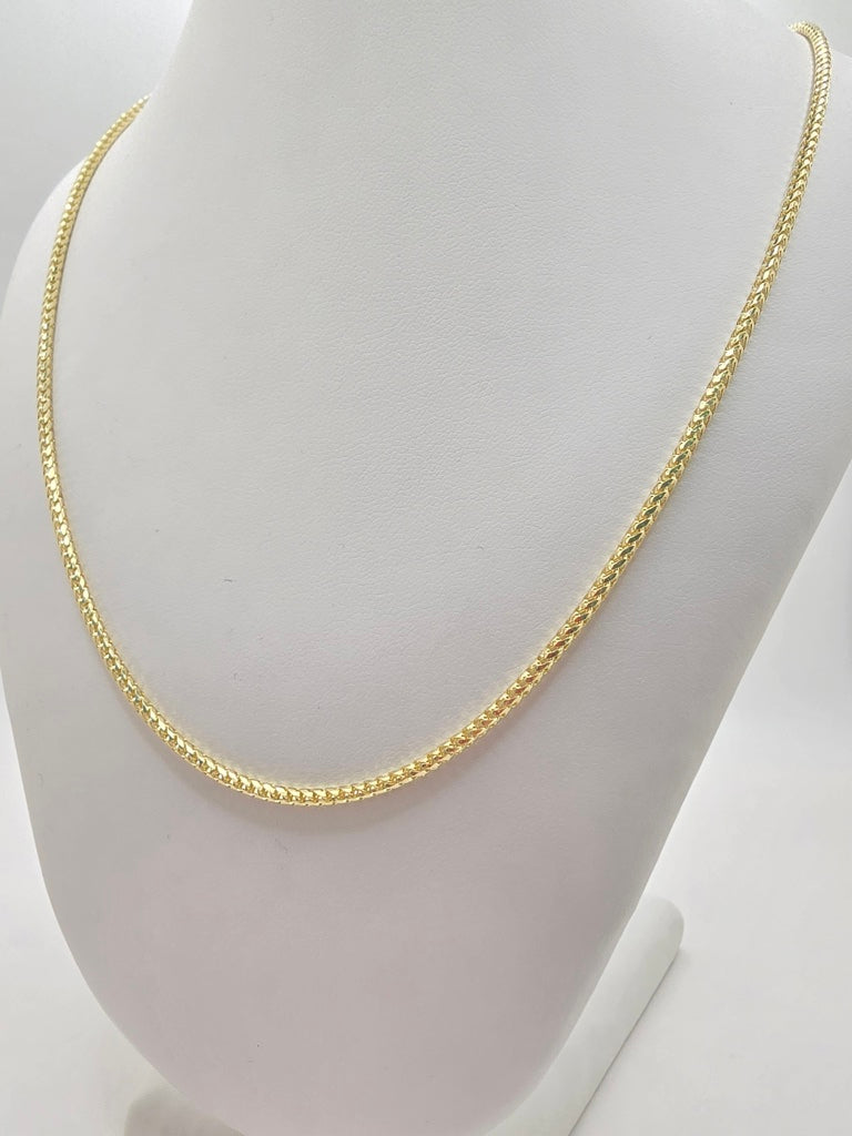 14KT SOLID FRANCO CHAIN Size 18INCH 2MM Weigth 9.8GR