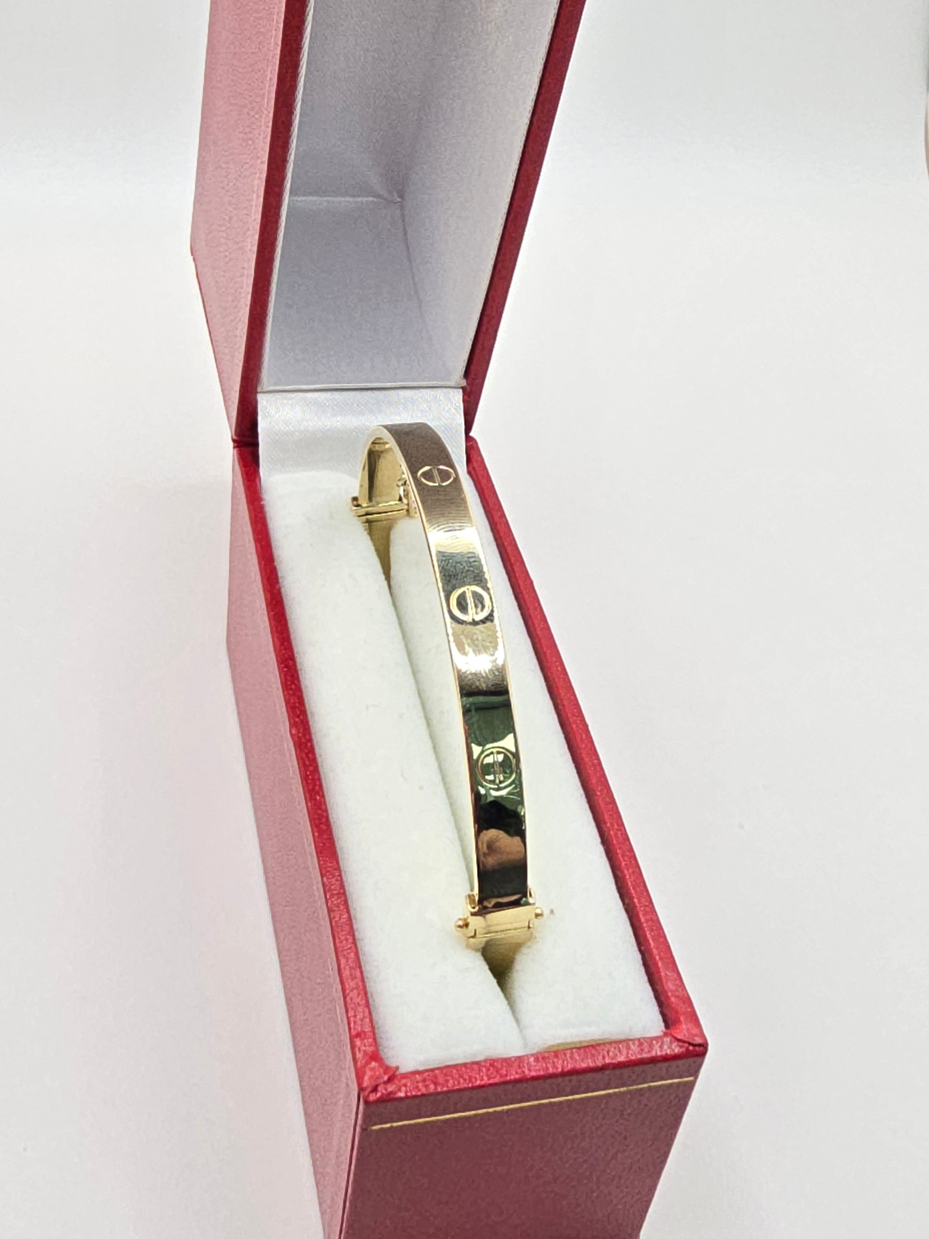 10KT  BRACELET+BANGLE Size 6MM Weigth 8.5GR