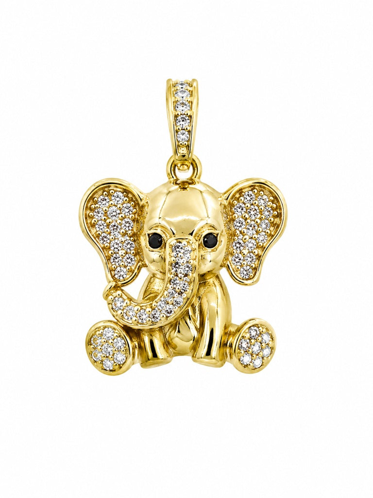 10KT ELEPHANT PENDANT Size  Weigth 2GR
