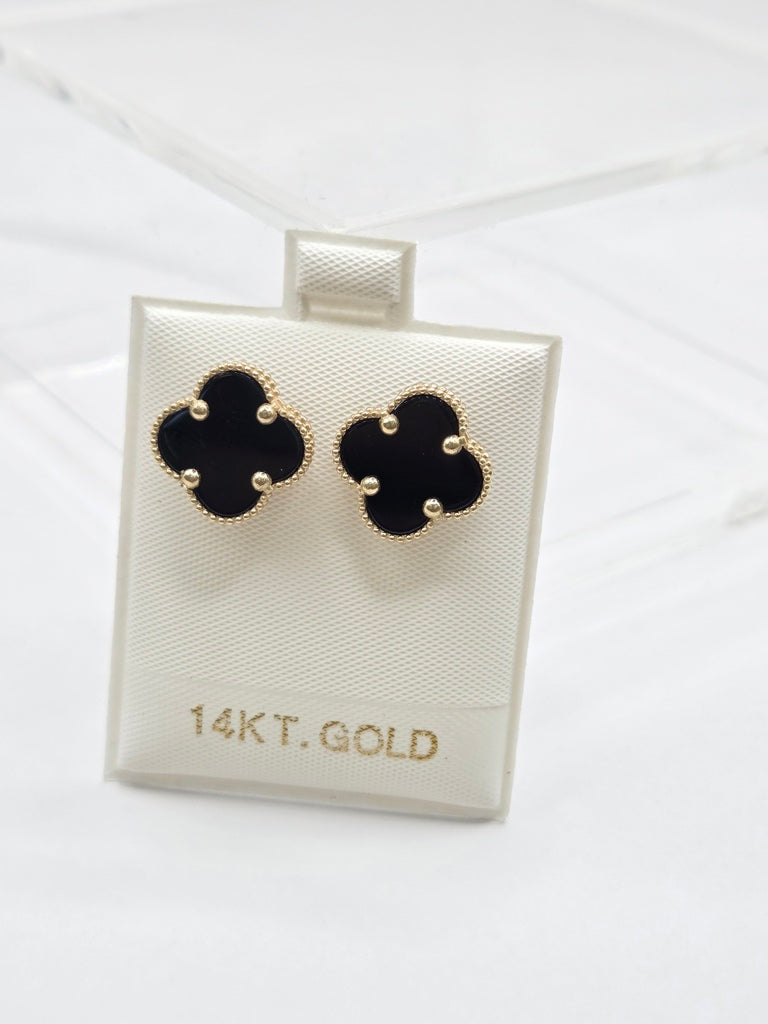14KT FLOWER EARRINGS Size LARGE Weigth 2.4GR