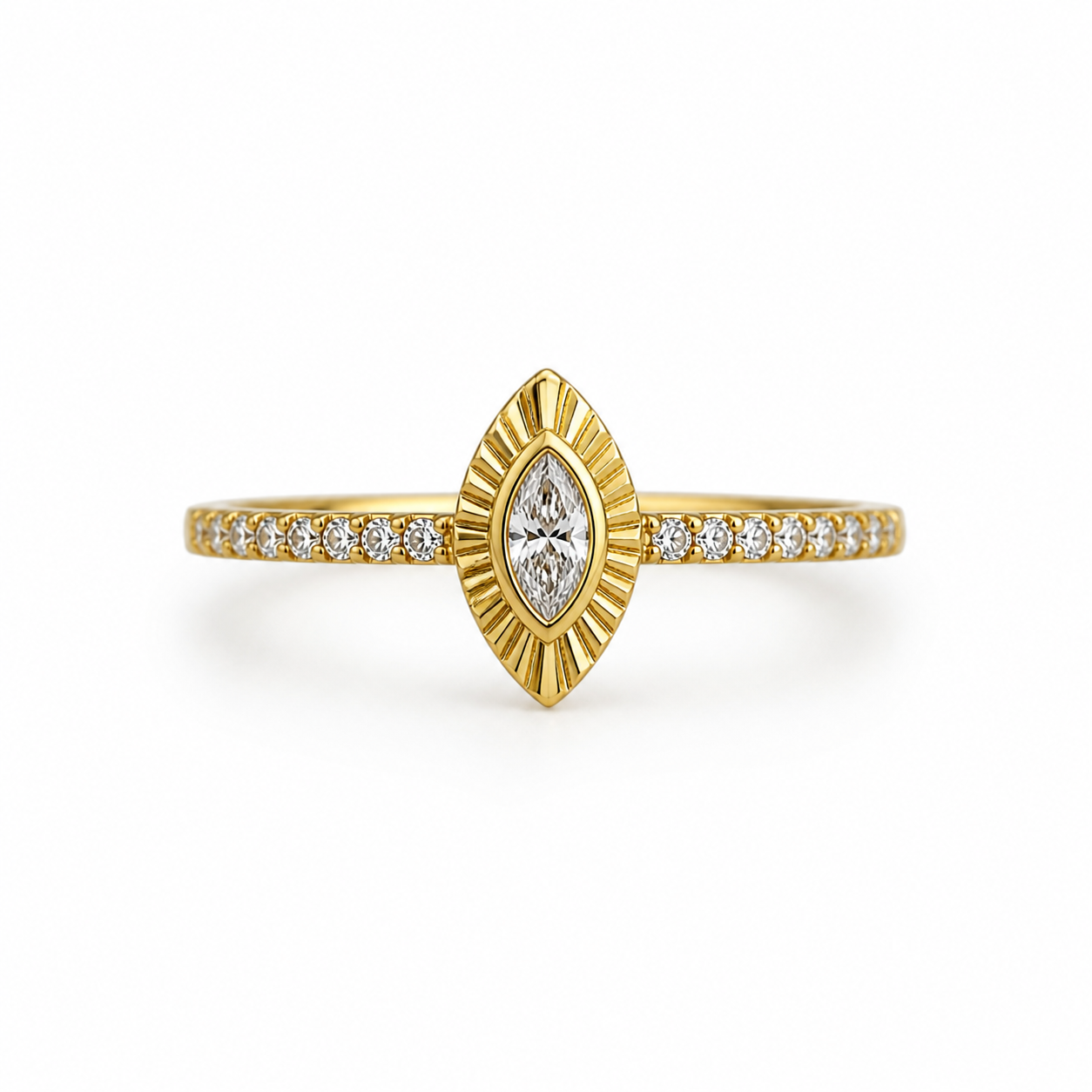 10KT NUT RING Size 7 Weigth 1GR