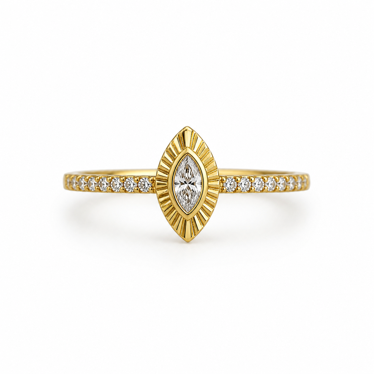 10KT NUT RING Size 7 Weigth 1GR