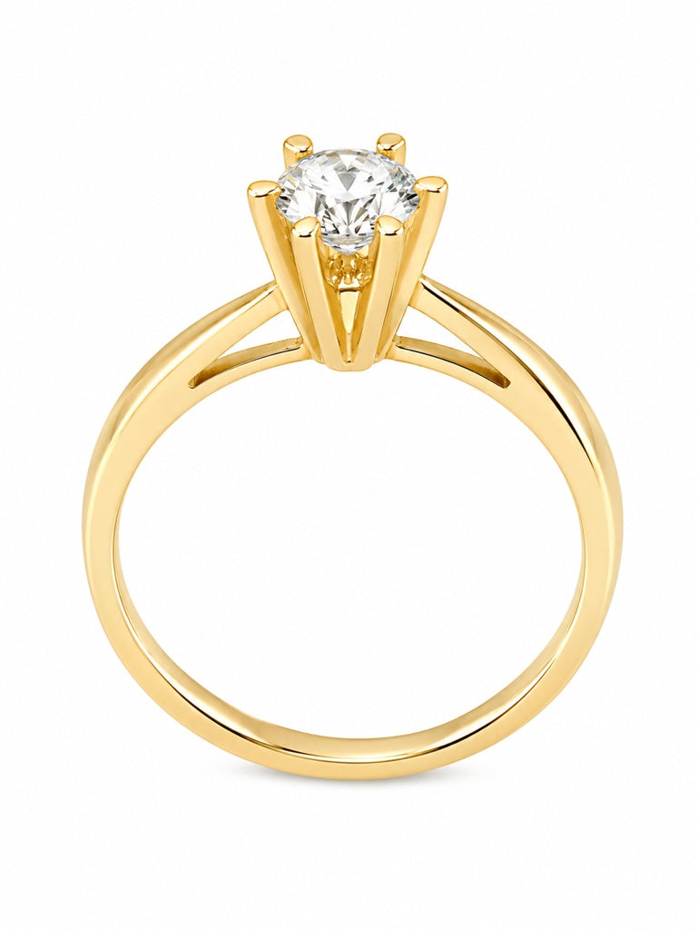 14KT 0.31 CTW DIAMOND PROMISE RING+DIAMOND Size 7