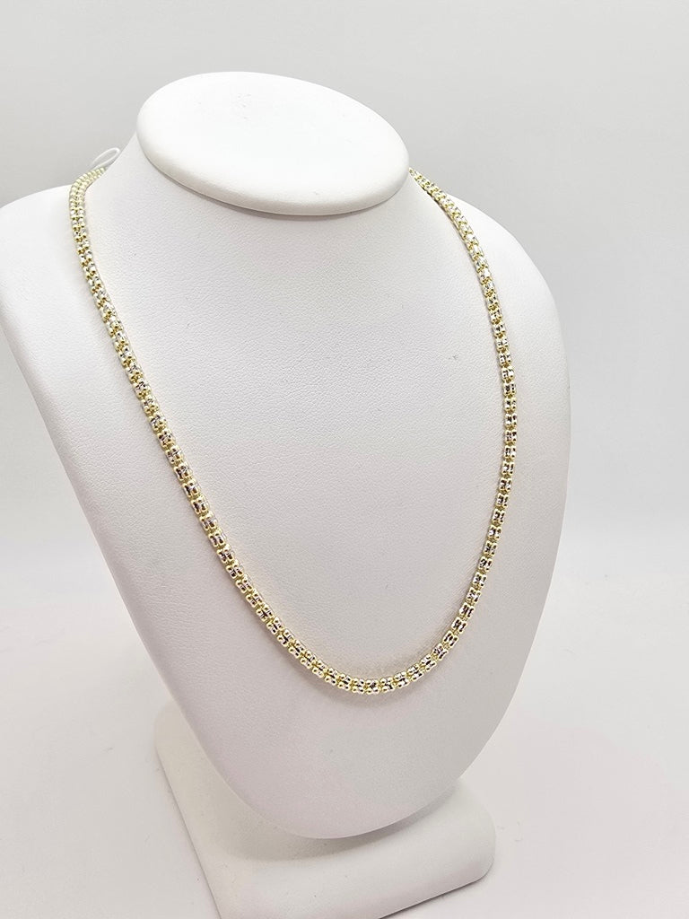 10KT ICE CHAIN Size 24INCH 2.5MM Weight 11.6GR