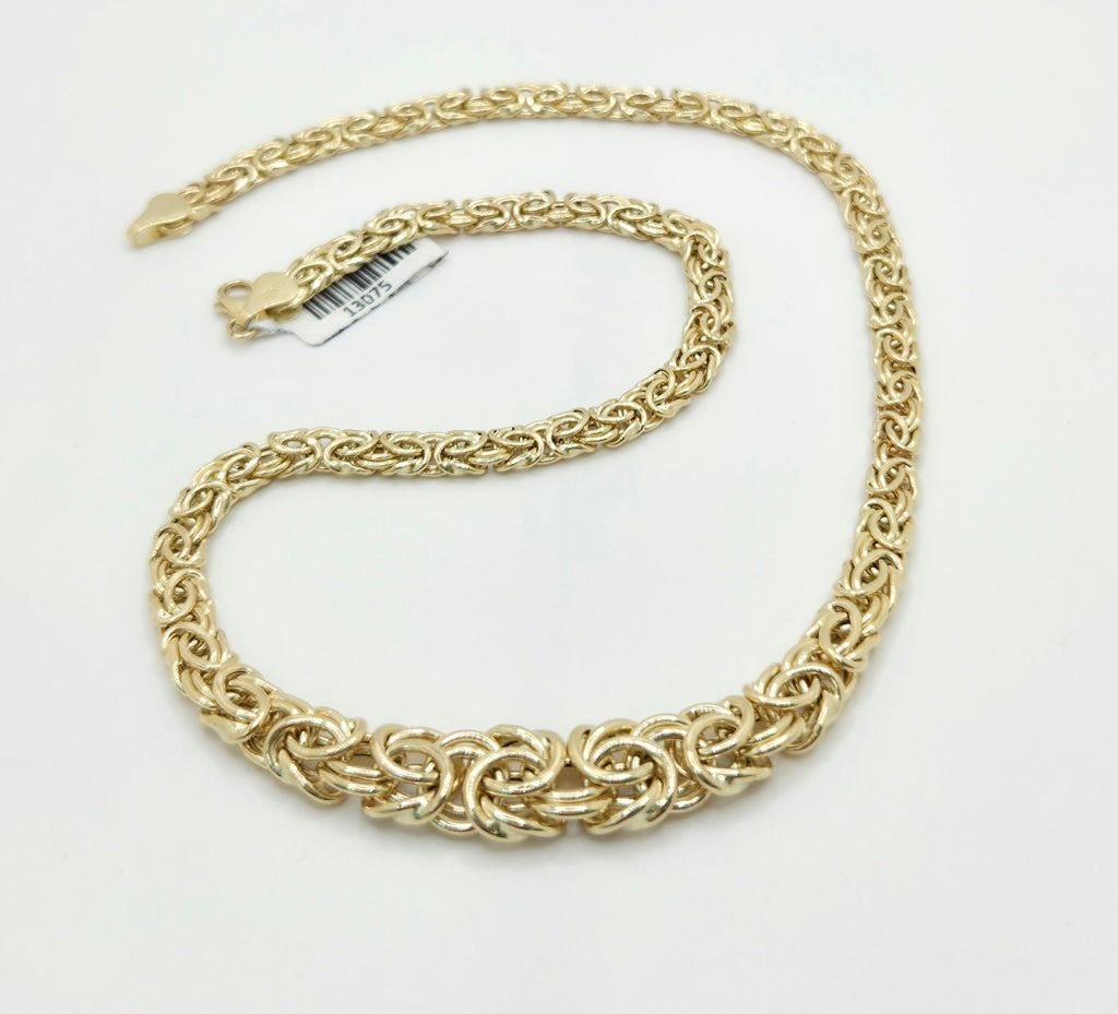 14KT BYZENTINE NECKLACE Size 18INCH Weight 13.1GR