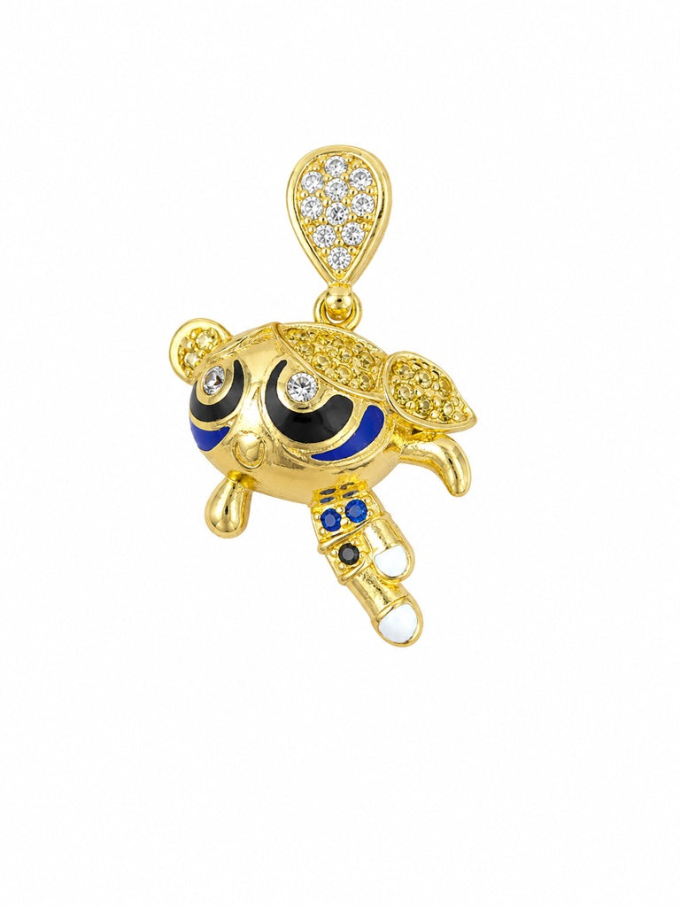14KT BURBUJA POWERPUFF GIRLS BUBBLES PENDANT Weight 2.7GR