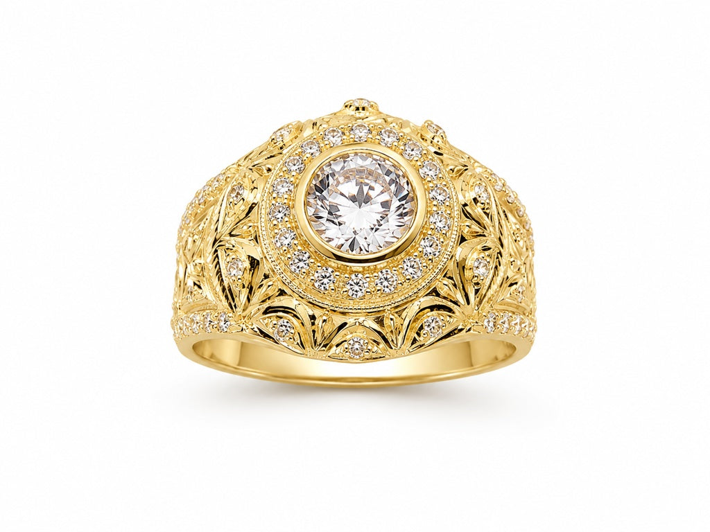 10KT CZ RING Size 10