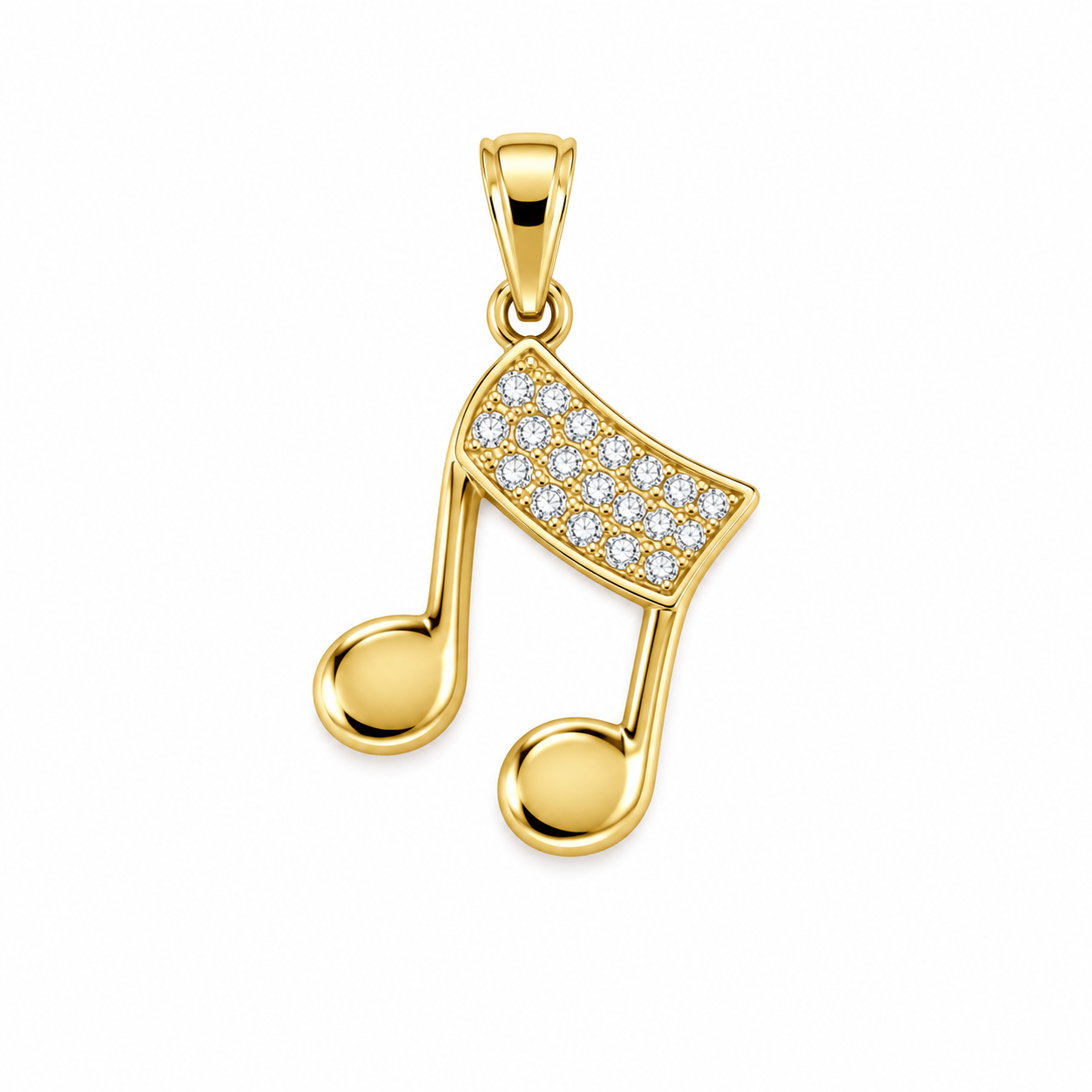 14KT SMALL MUSIC SYMBOL PENDANT Weight 1.1GR